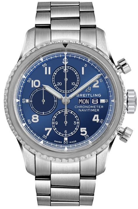 breitling a13314101c1a1|Breitling Navitimer 8 Chronograph 43 Blue Dial Chronograph .